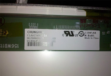1366 × 768 CLAA156WB11A 15.6 एलसीडी पैनल, लैपटॉप एलसीडी स्क्रीन चमकदार सतह