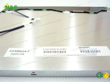 LQ150X1LG81 SHARP सेल फ़ोन एलसीडी स्क्रीन प्रतिस्थापन 1024 × 768 चमक 350 सीडी / एम²