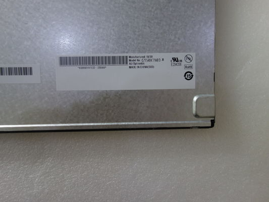 औद्योगिक एयूओ एलसीएम एलसीडी पैनल 15.6 इंच 1024 × 768 G150XTN03.8