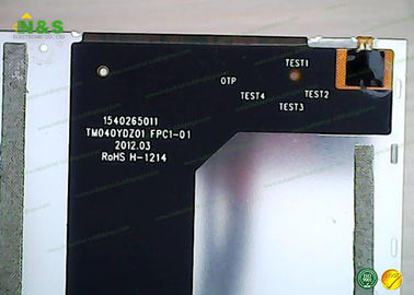 TM040YDZ01 4.0 इंच टियांमा एलसीडी डिस्प्ले 480 (आरजीबी) × 800, डब्लूवीजीए संकल्प