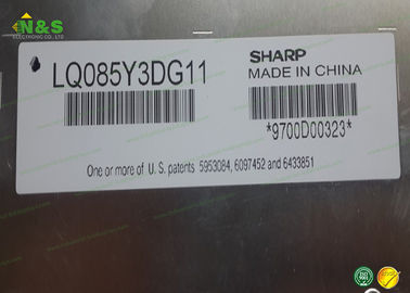 LQ085Y3DG11 तीव्र एलसीडी पैनल 8.5 इंच एलसीएम 800 × 480