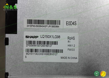 औद्योगिक अनुप्रयोग के लिए एंटीग्लारे LQ150X1LG98 तीव्र एलसीडी पैनल 15.0 इंच